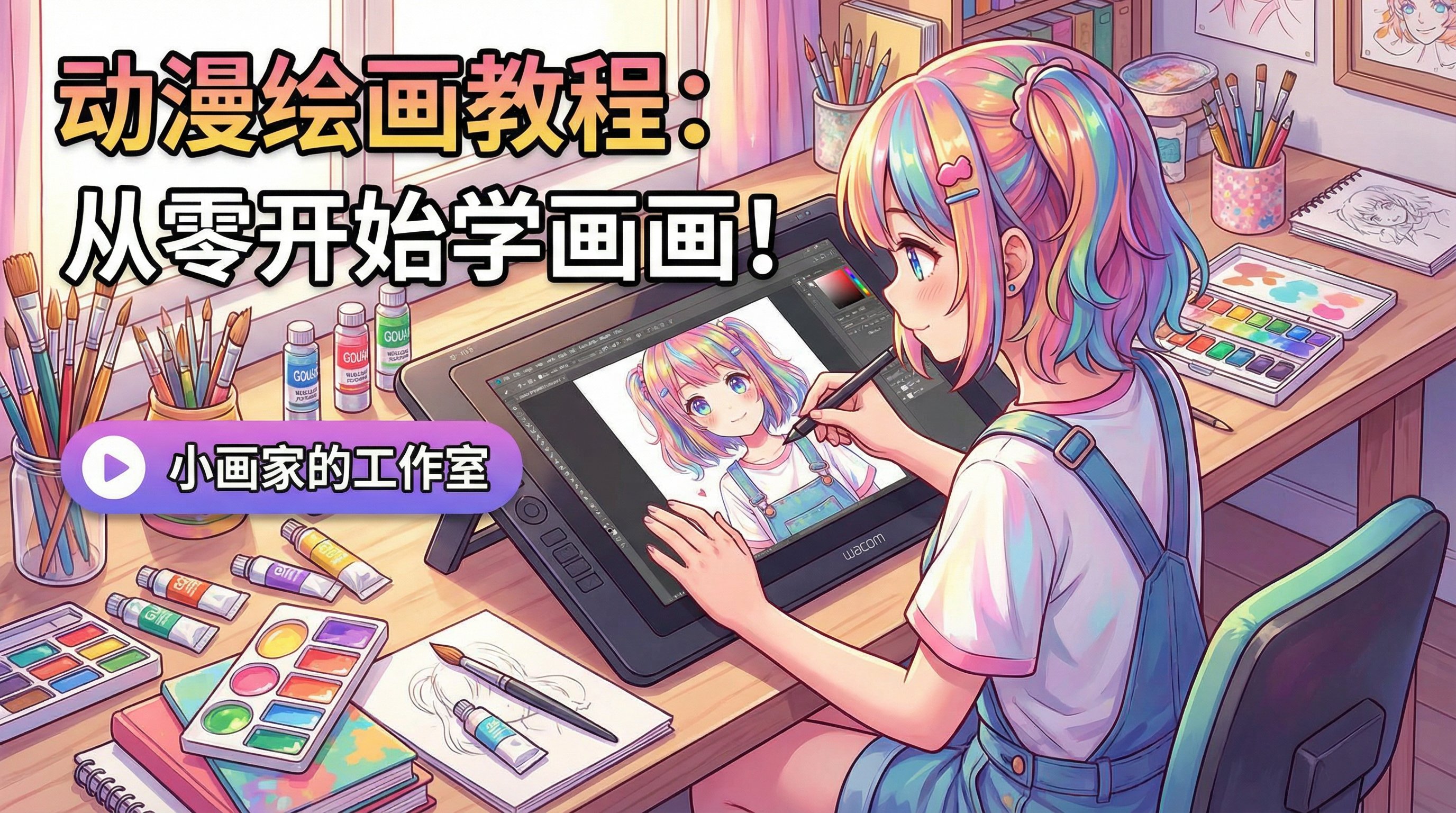 麻豆传媒绘画教程视频